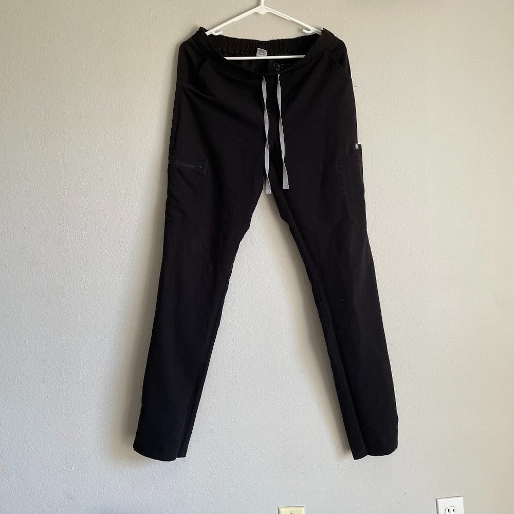 Figs Yola Scrub Pant Black